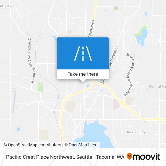 Mapa de Pacific Crest Place Northwest