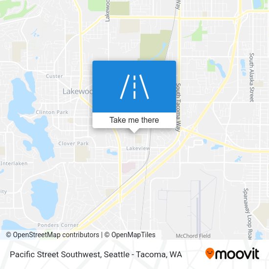 Pacific Street Southwest map