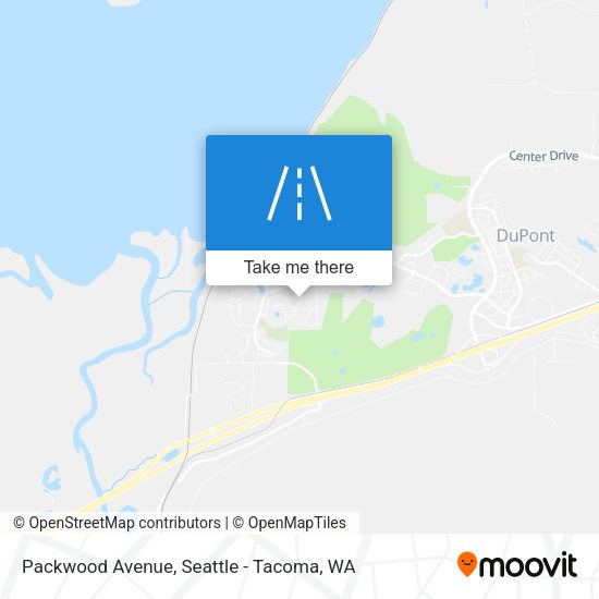Packwood Avenue map