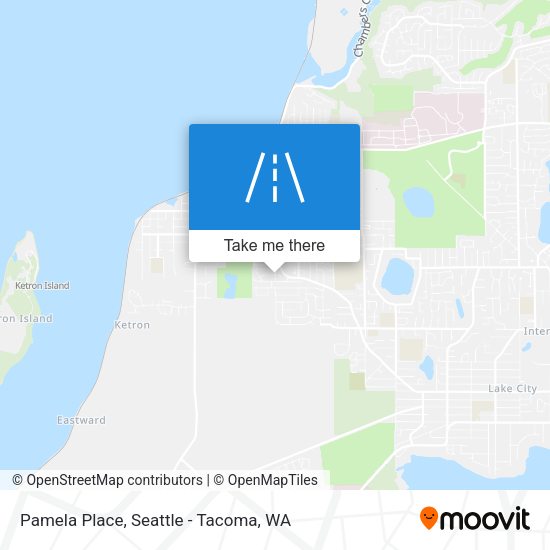 Pamela Place map