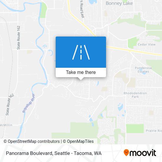 Mapa de Panorama Boulevard