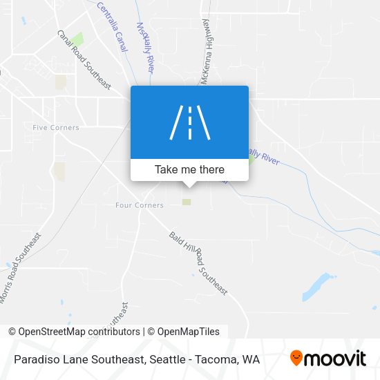 Mapa de Paradiso Lane Southeast
