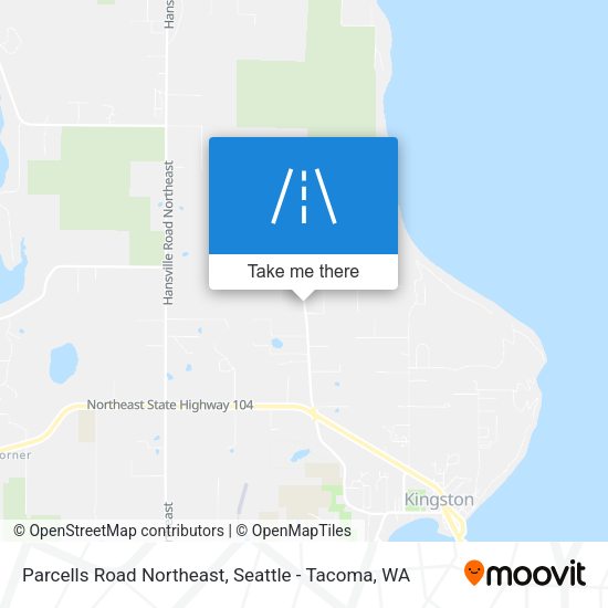Parcells Road Northeast map