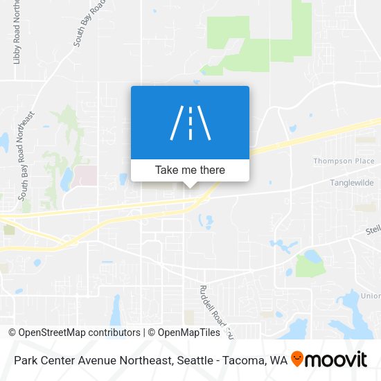 Mapa de Park Center Avenue Northeast