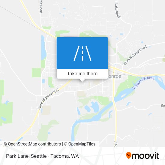 Park Lane map