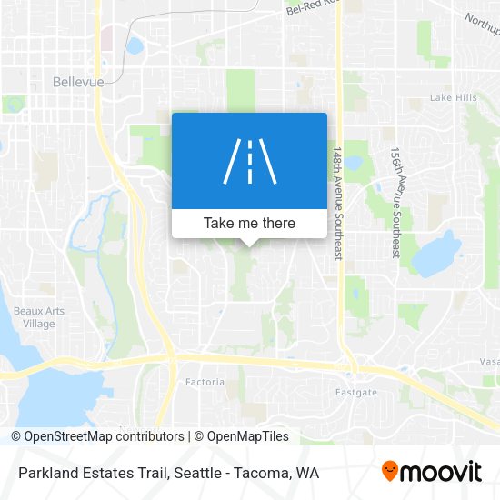 Mapa de Parkland Estates Trail