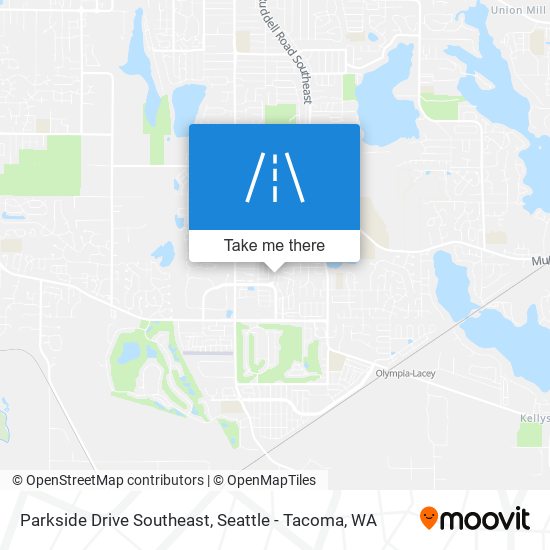 Parkside Drive Southeast map