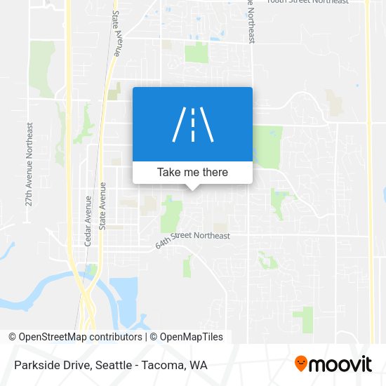 Parkside Drive map