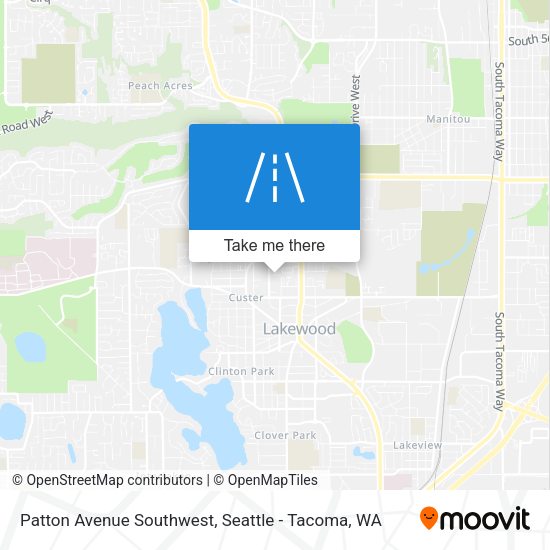 Mapa de Patton Avenue Southwest
