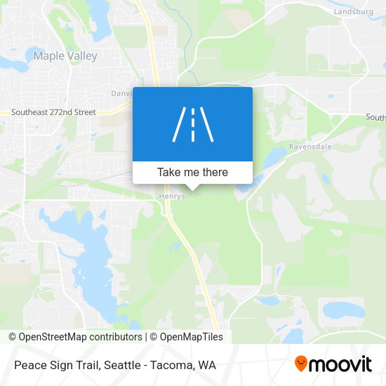 Mapa de Peace Sign Trail