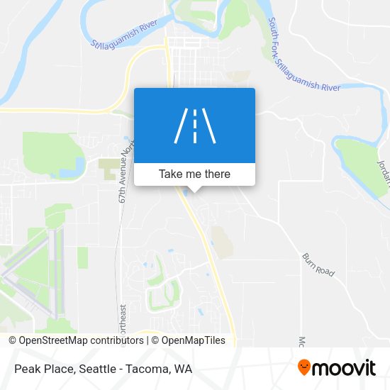 Peak Place map