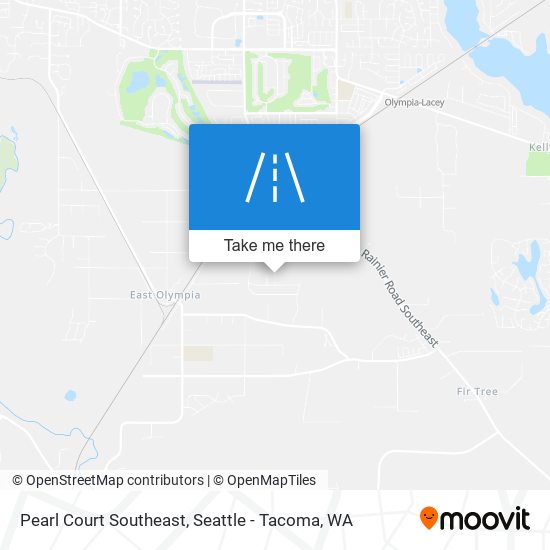 Mapa de Pearl Court Southeast