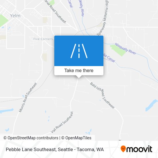 Pebble Lane Southeast map