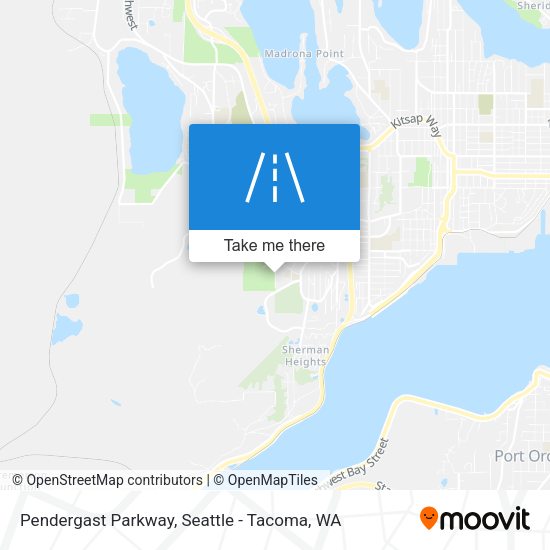 Mapa de Pendergast Parkway