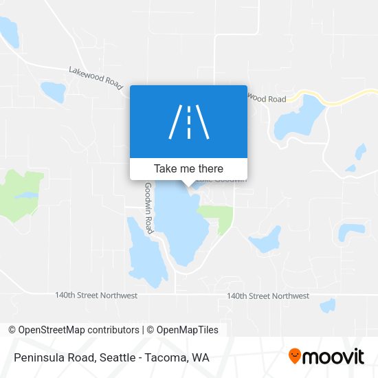 Peninsula Road map