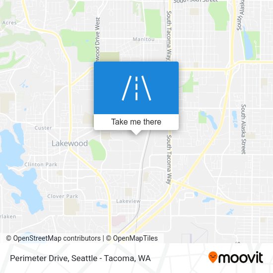 Perimeter Drive map