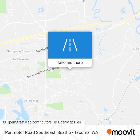 Mapa de Perimeter Road Southeast