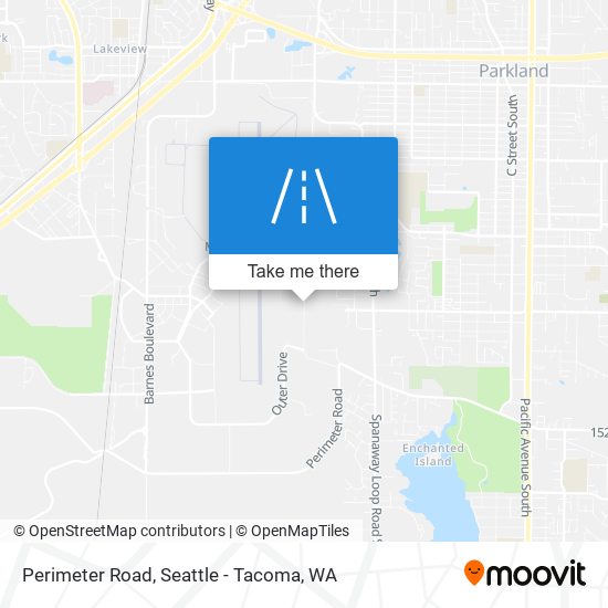 Mapa de Perimeter Road