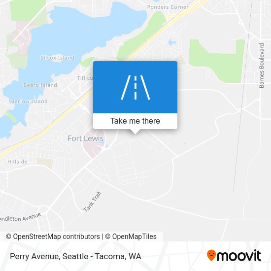 Perry Avenue map