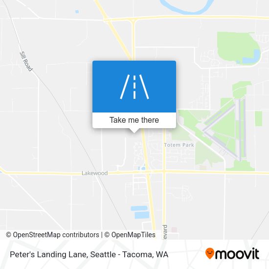 Mapa de Peter's Landing Lane