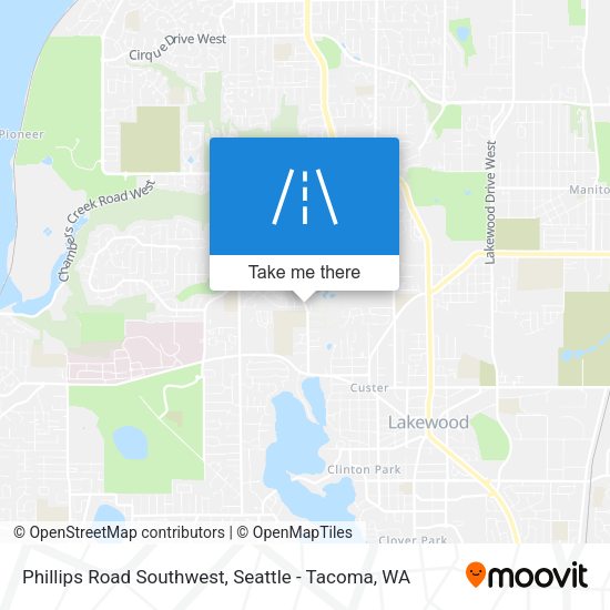 Mapa de Phillips Road Southwest