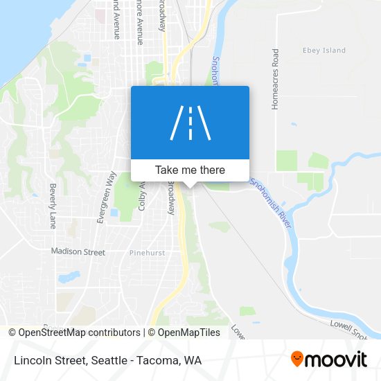Lincoln Street map