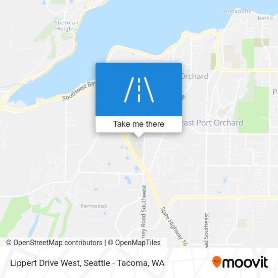 Mapa de Lippert Drive West
