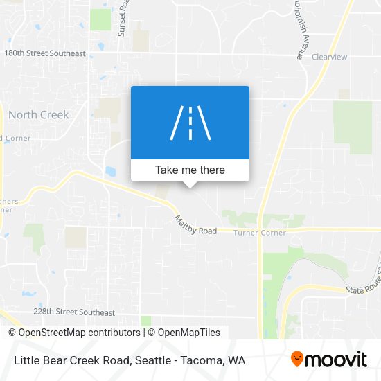 Mapa de Little Bear Creek Road