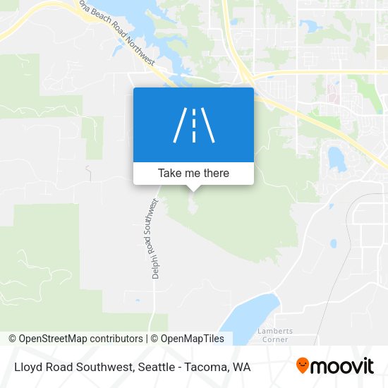 Mapa de Lloyd Road Southwest