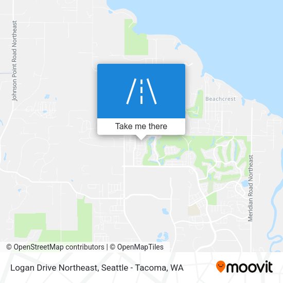 Logan Drive Northeast map