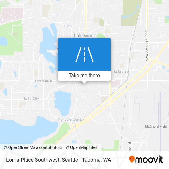 Loma Place Southwest map