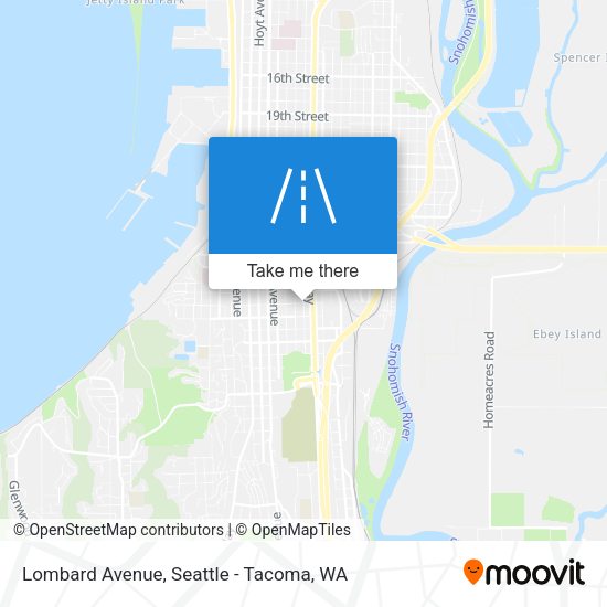 Lombard Avenue map