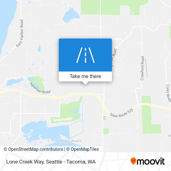 Lone Creek Way map