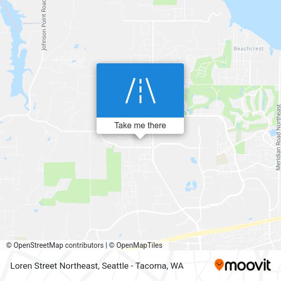 Loren Street Northeast map
