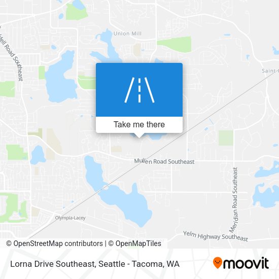 Lorna Drive Southeast map
