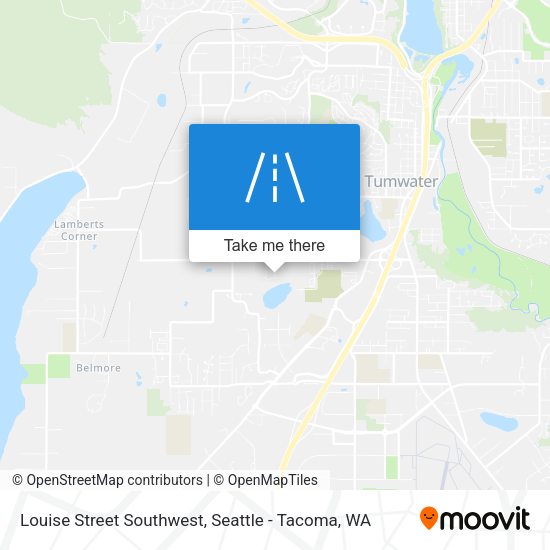 Louise Street Southwest map