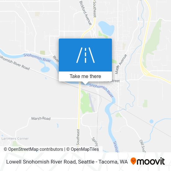 Mapa de Lowell Snohomish River Road