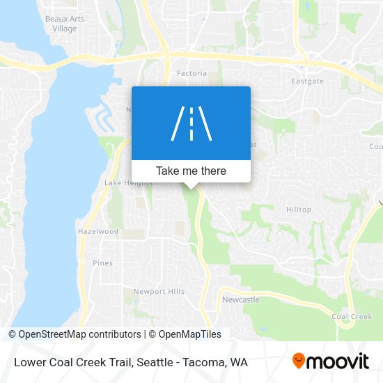 Mapa de Lower Coal Creek Trail