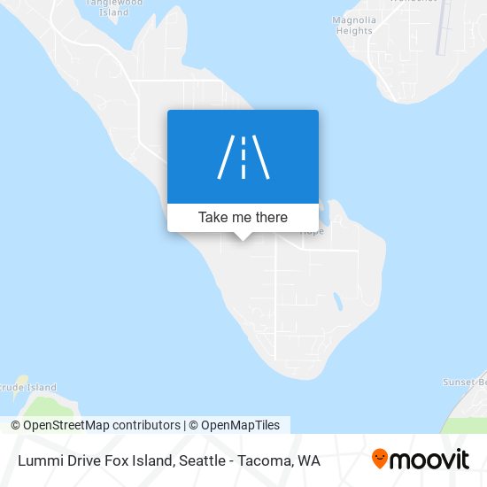 Mapa de Lummi Drive Fox Island