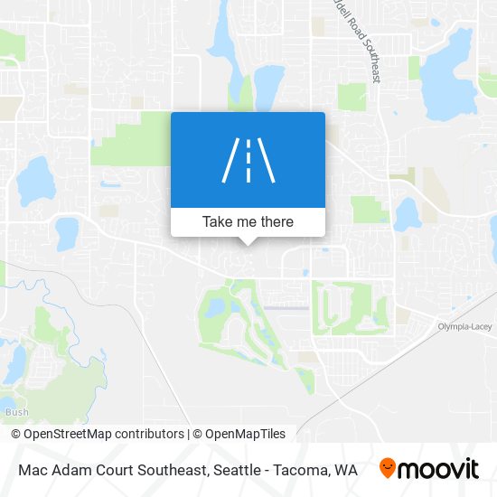 Mac Adam Court Southeast map