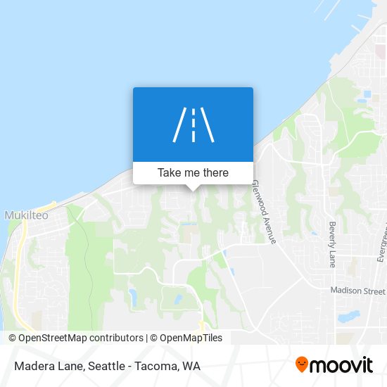 Mapa de Madera Lane