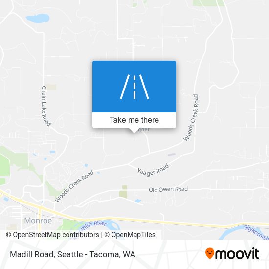 Madill Road map