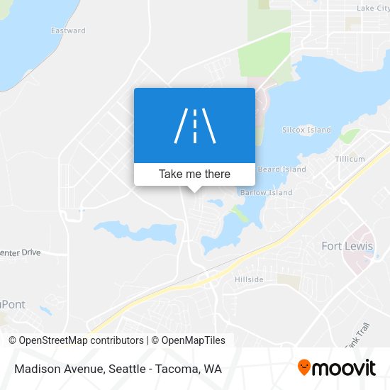 Madison Avenue map