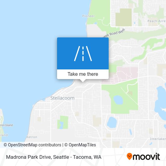 Madrona Park Drive map