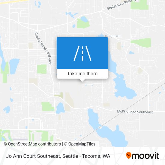 Mapa de Jo Ann Court Southeast