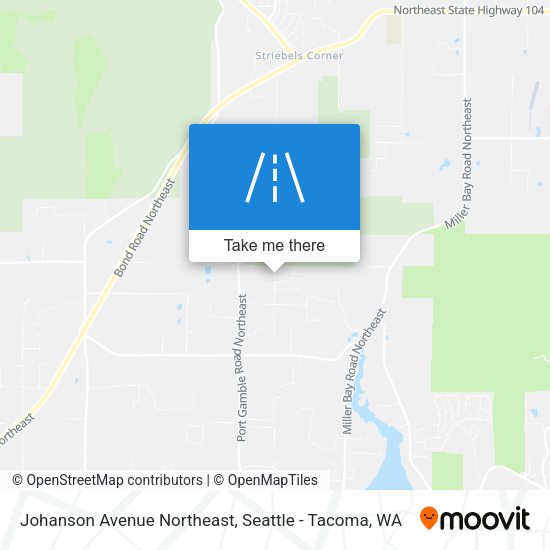 Mapa de Johanson Avenue Northeast
