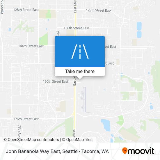 John Bananola Way East map
