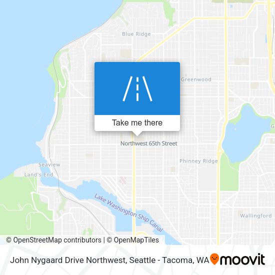 Mapa de John Nygaard Drive Northwest