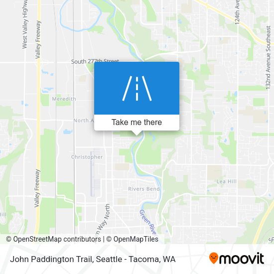 John Paddington Trail map
