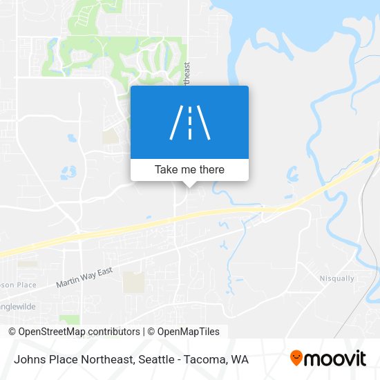 Johns Place Northeast map